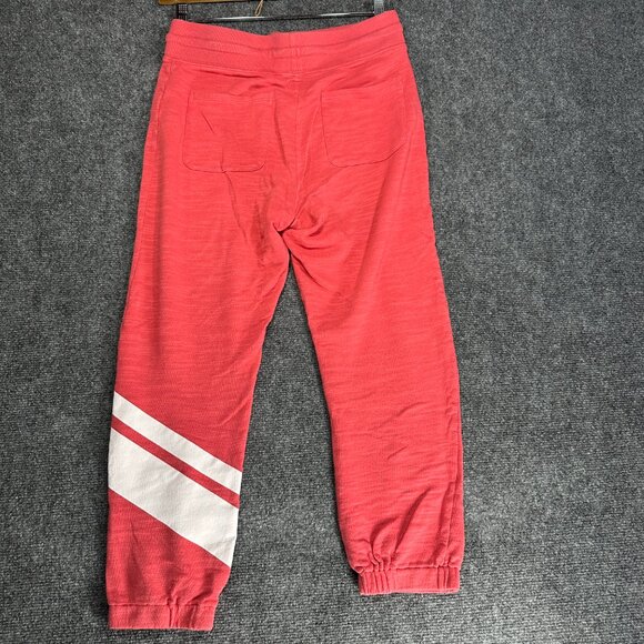 J Crew Vintage Cotton Terry Jogger Womens Small Stripe Pull On Tie Elastic Cuff - Picture 6 of 7